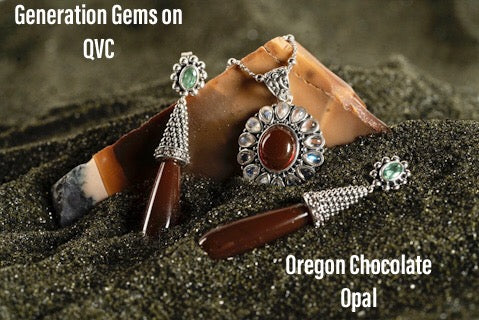 Outlaw Rocks’ Oregon Chocolate Opal Jewelry on QVC 2/6/2020