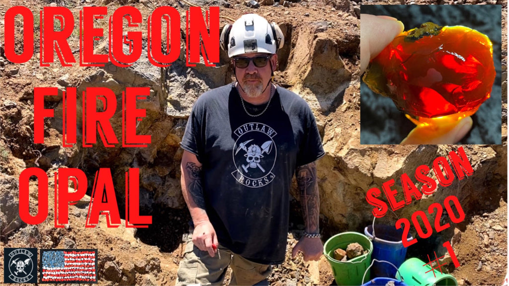 Mining Oregon Fire Opal with Outlaw Rocks Episode 1