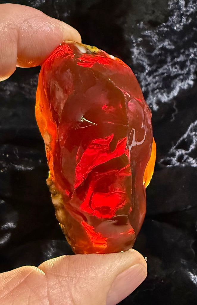 126 Gram Oregon Chocolate Fire Opal Rough