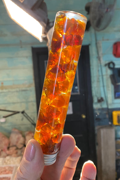 6 Inch Bottle of Oregon Fire Opal