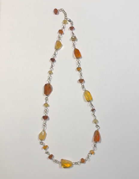 Oregon Fire Opal Necklace