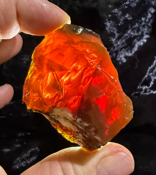91 Gram Oregon Chocolate Fire Opal Rough