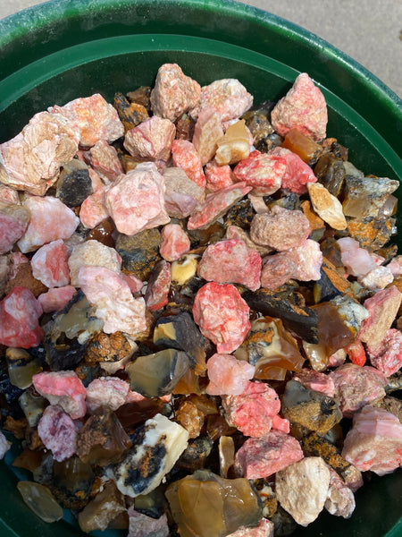 Buy 3 & Get 1 Free Bag of Mixed Oregon Pink, Chocolate & Fire Opal Pay Dirt