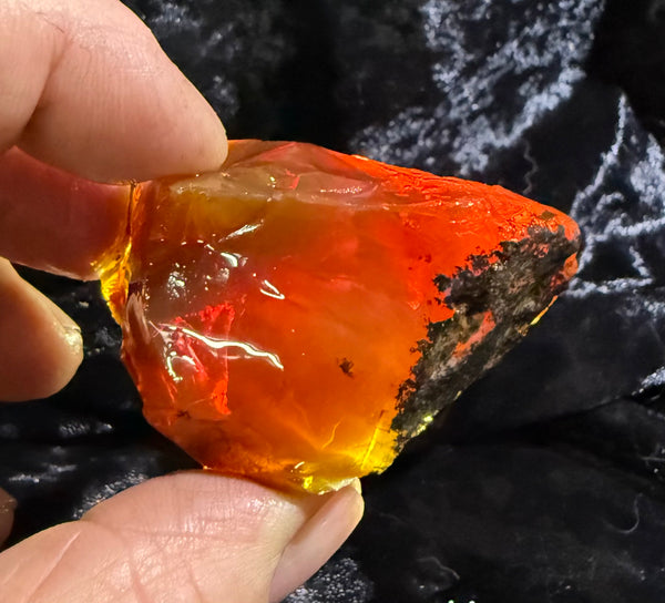 91 Gram Oregon Chocolate Fire Opal Rough