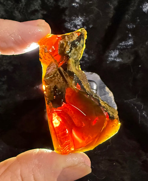 49 Gram Oregon Chocolate Fire Opal Rough