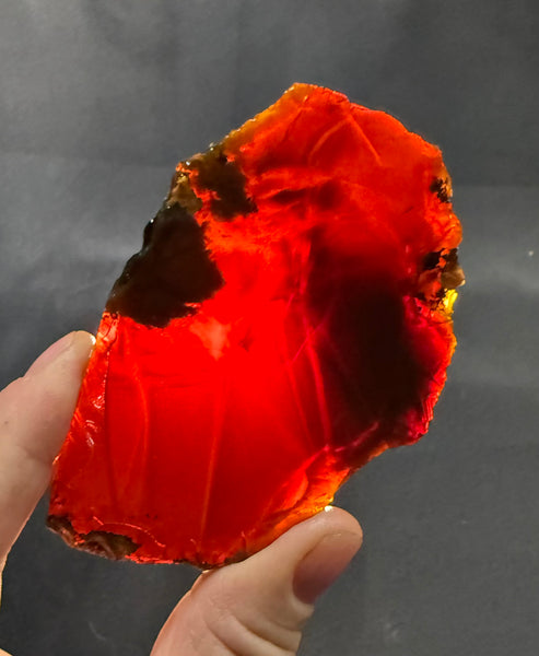 133 Gram Oregon Chocolate Fire Opal Slab