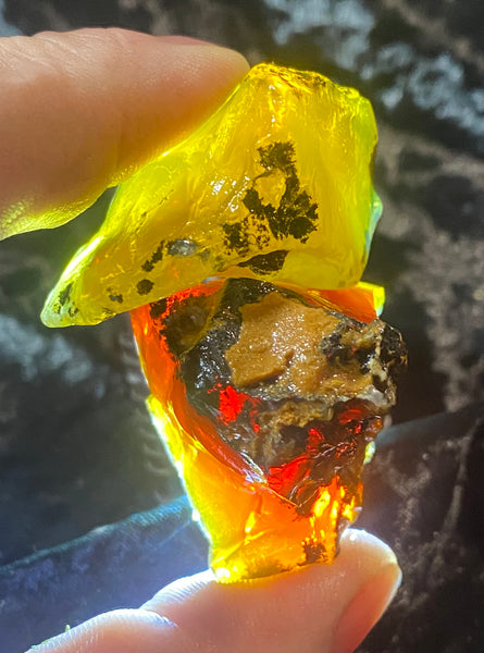 63 Grams of Oregon Fire Opal Rough