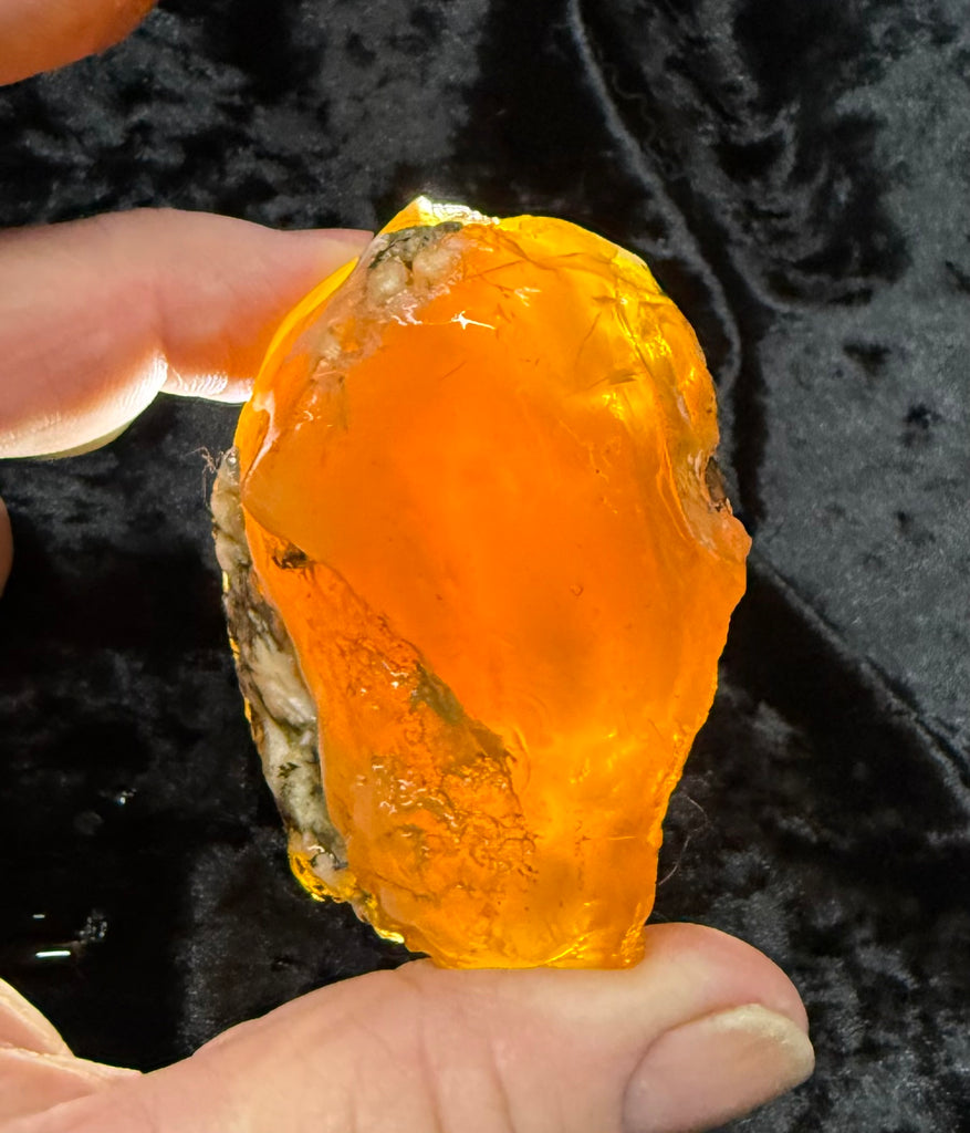 163 Gram Oregon Fire Opal Rough