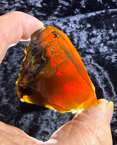 118 Gram Oregon Chocolate Fire Opal Rough
