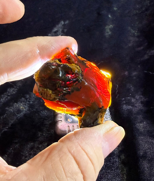 61 Gram Oregon Chocolate Fire Opal Rough