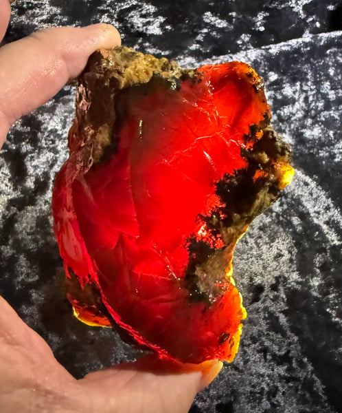 336 Gram Oregon Chocolate Fire Opal Rough