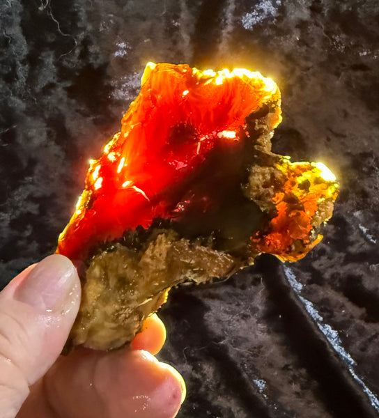 169 Gram Oregon Chocolate Fire Opal Rough