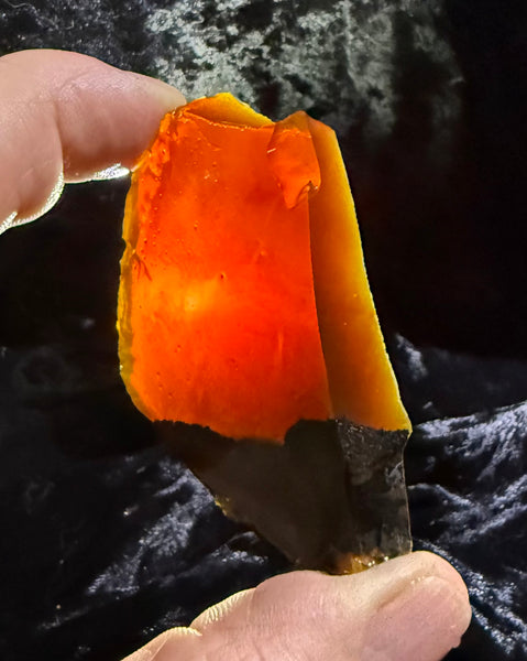 49 Gram Oregon Chocolate Fire Opal Slab