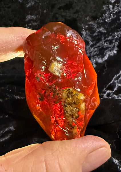 126 Gram Oregon Chocolate Fire Opal Rough