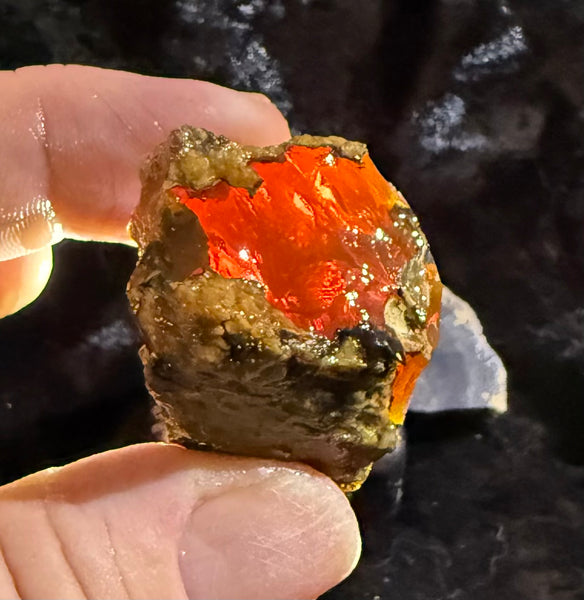 42 Gram Oregon Chocolate Fire Opal Rough