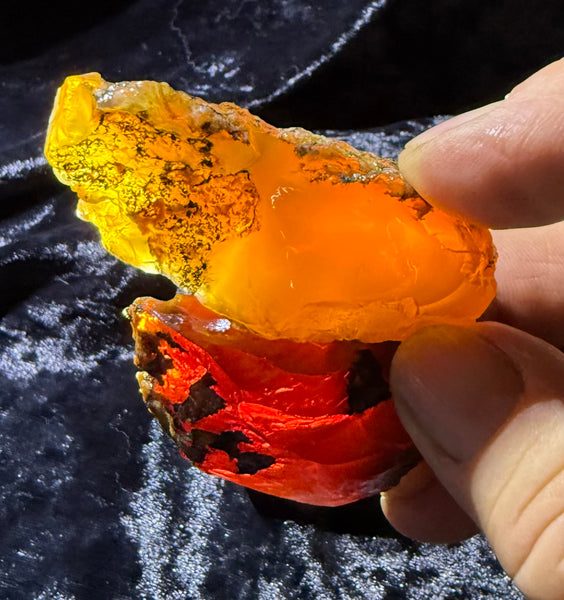100 Grams of Oregon Fire Opal Rough