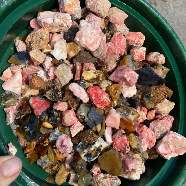 Buy 3 & Get 1 Free Bag of Mixed Oregon Pink, Chocolate & Fire Opal Pay Dirt