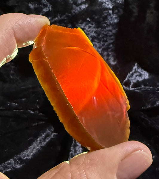 70 Gram Oregon Chocolate Fire Opal Slab