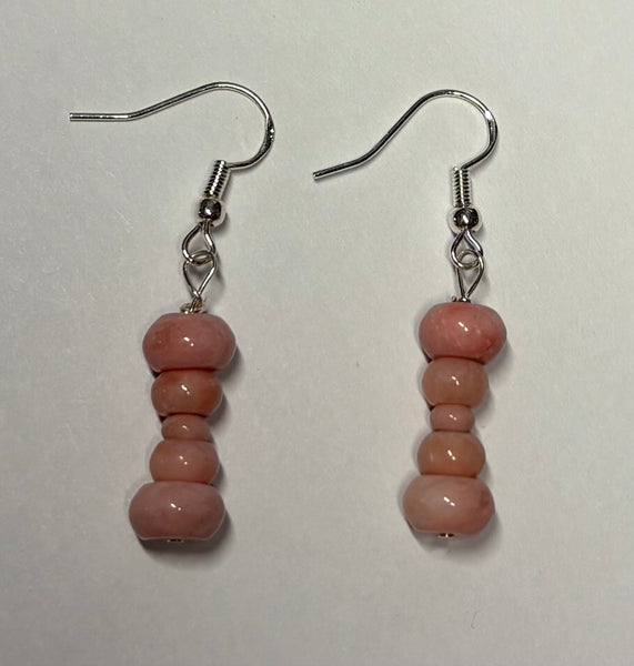 Oregon Pink Opal Earrings