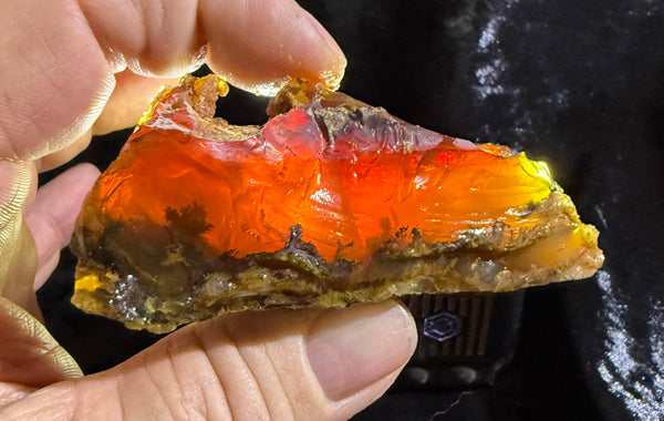 128 Gram Oregon Fire Opal Rough