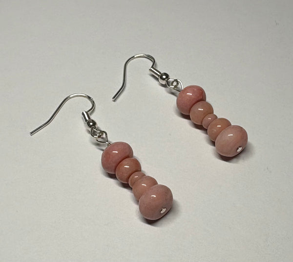 Oregon Pink Opal Earrings