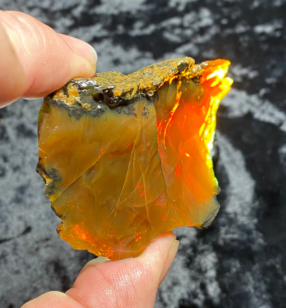 108 Gram Oregon Chocolate Fire Opal Rough