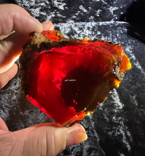 351 Gram Oregon Chocolate Fire Opal Rough