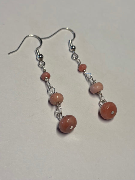 Oregon Pink Opal Earrings