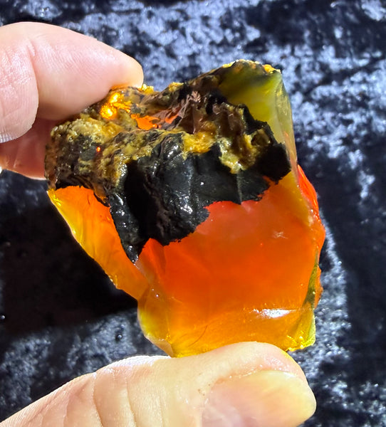 118 Gram Oregon Chocolate Fire Opal Rough