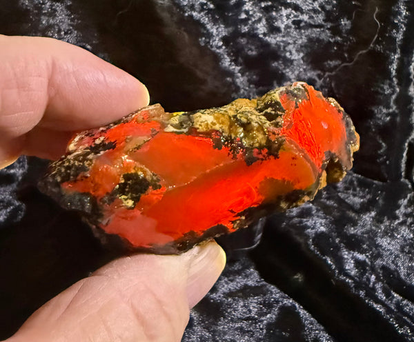 129 Gram Oregon Chocolate Fire Opal Rough