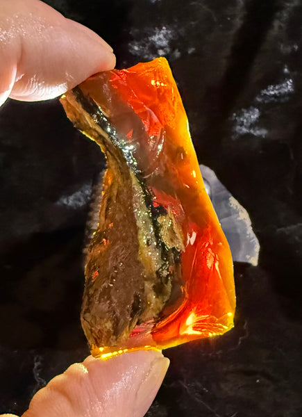 49 Gram Oregon Chocolate Fire Opal Rough