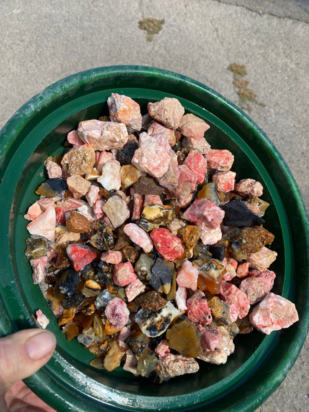 Buy 3 & Get 1 Free Bag of Mixed Oregon Pink, Chocolate & Fire Opal Pay Dirt