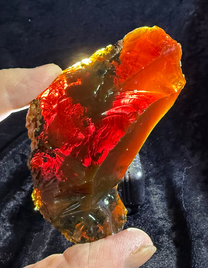 131 Gram Oregon Chocolate Fire Opal Rough