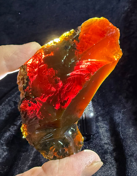 131 Gram Oregon Chocolate Fire Opal Rough