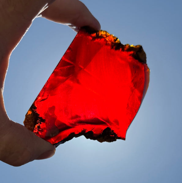 120 Gram Oregon Chocolate Fire Opal Slab