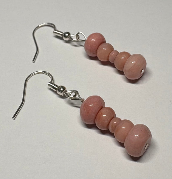 Oregon Pink Opal Earrings