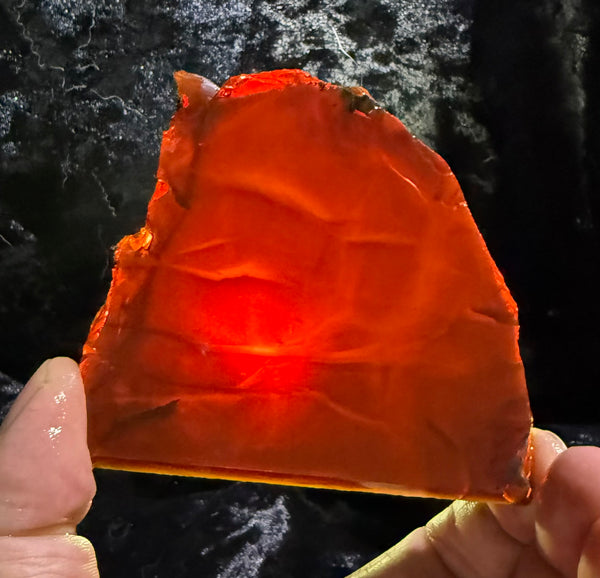 114 Gram Oregon Chocolate Fire Opal Slab
