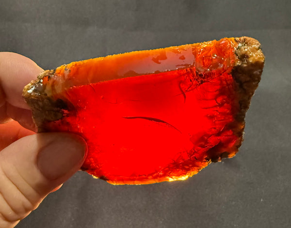 134 Gram Oregon Chocolate Fire Opal Slab