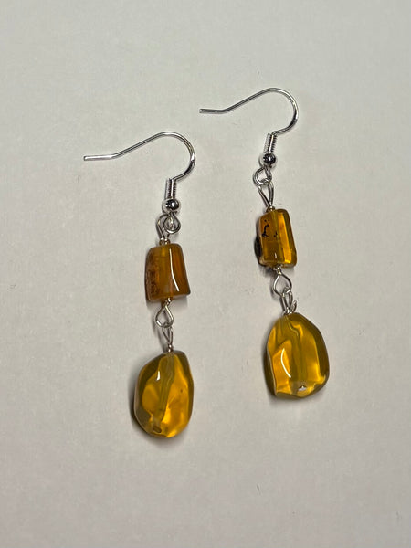 Oregon Fire Opal Earrings