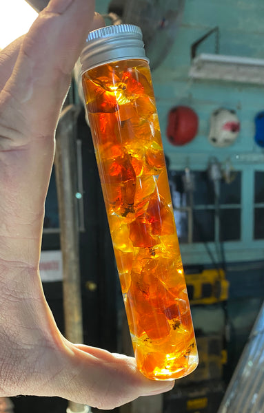 6 Inch Bottle of Oregon Fire Opal