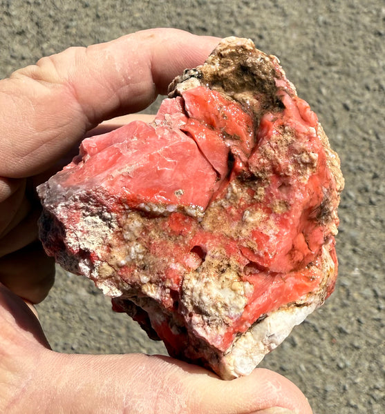 251 Gram Oregon Red Opal Rough
