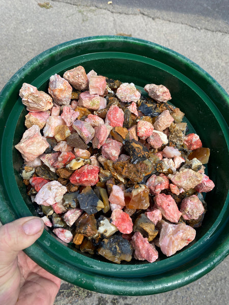 Buy 3 & Get 1 Free Bag of Mixed Oregon Pink, Chocolate & Fire Opal Pay Dirt