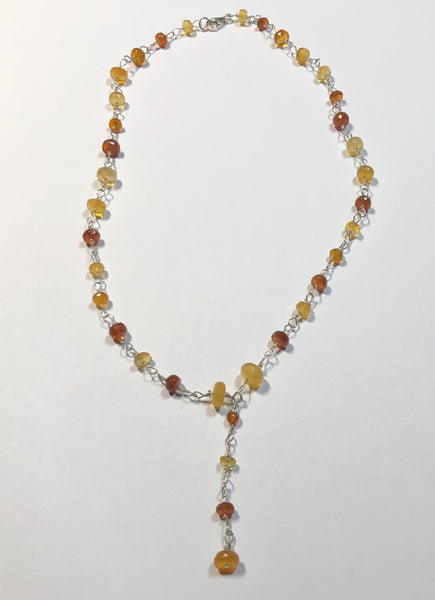 Oregon Fire Opal Necklace