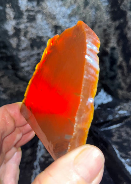 122 Gram Oregon Chocolate Fire Opal Slab