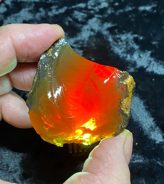 77 Gram Oregon Chocolate Fire Opal Rough