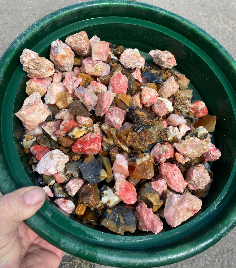 Outlaw Rocks Oregon Buy 3 & Get 1 Free Bag of Mixed Oregon Pink, Chocolate & Fire Opal Pay ...
