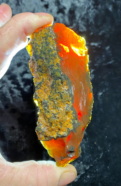 172 Gram Oregon Chocolate Fire Opal Rough