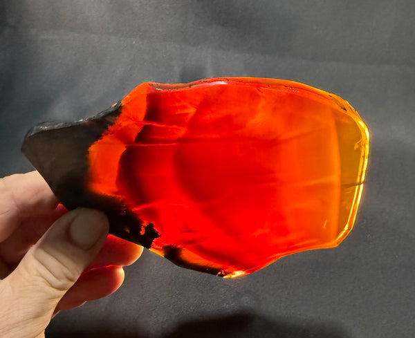 295 Gram Oregon Chocolate Fire Opal Slab