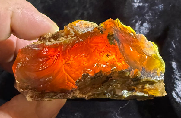 128 Gram Oregon Fire Opal Rough