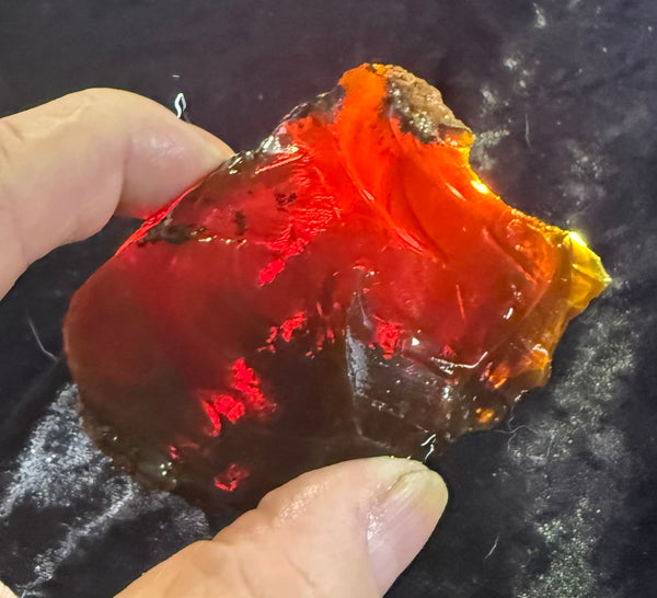 161 Gram Oregon Chocolate Fire Opal Rough